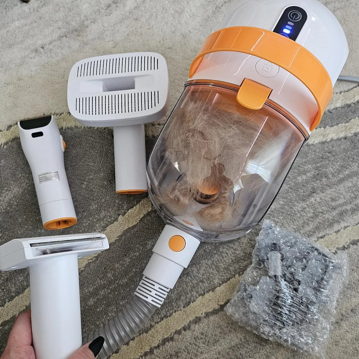 All-in-One Pet Grooming Vacuum Kit