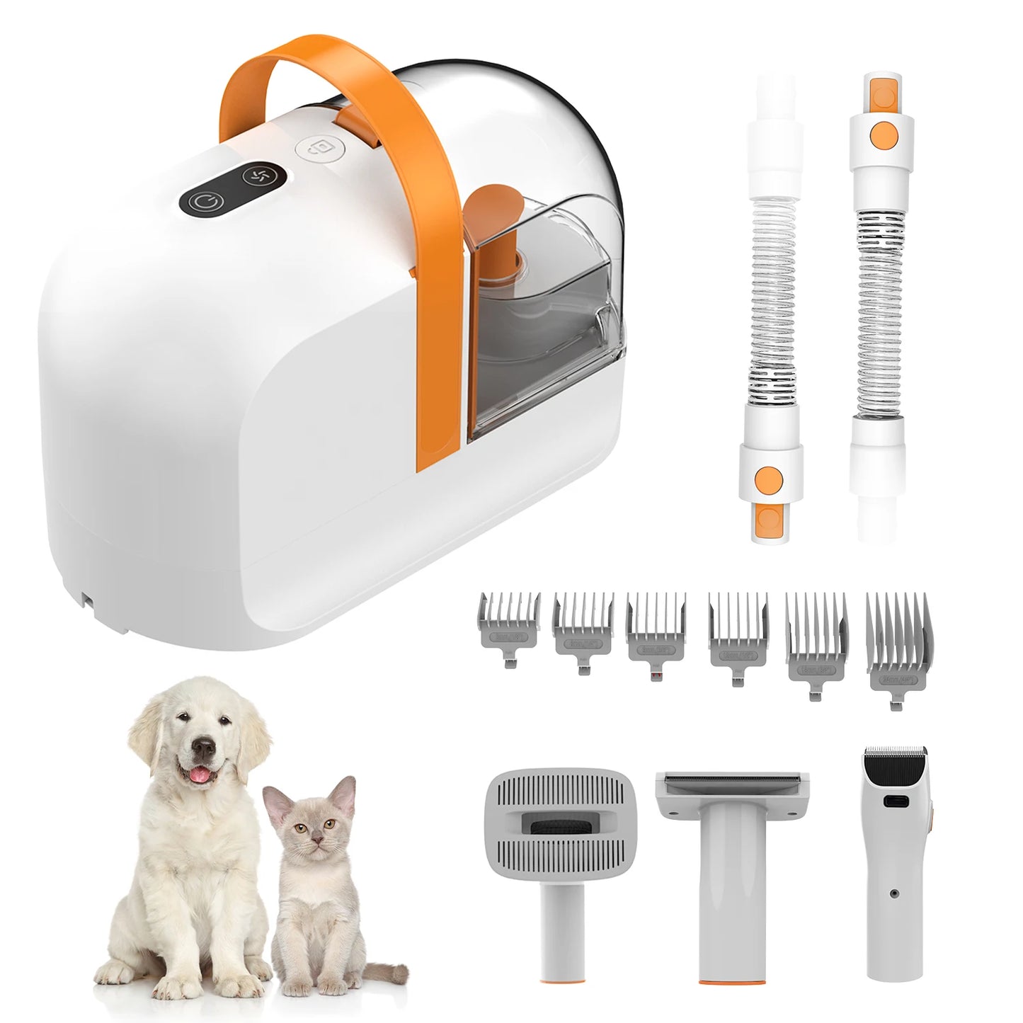 All-in-One Pet Grooming Vacuum Kit