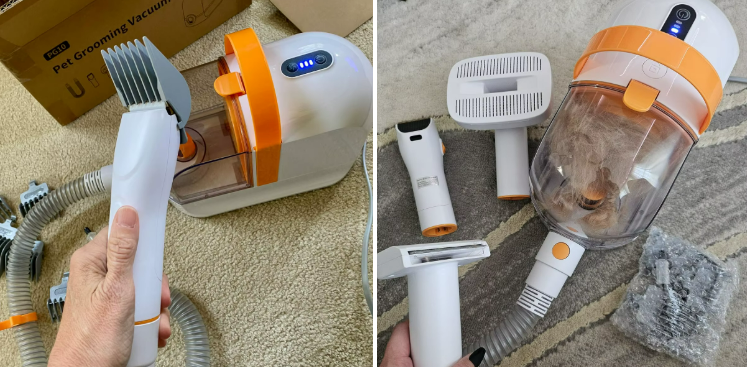 All-in-One Pet Grooming Vacuum Kit
