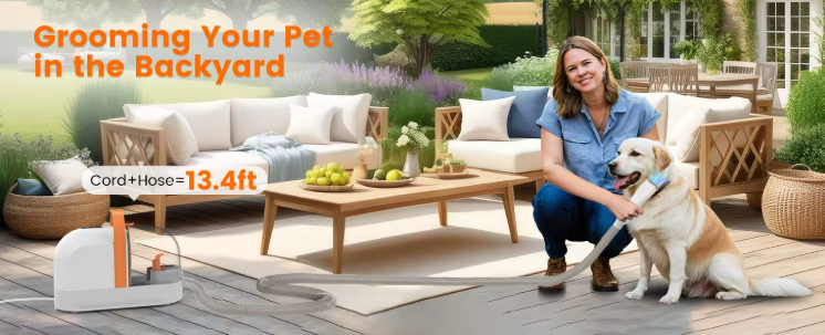 All-in-One Pet Grooming Vacuum Kit
