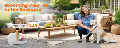 All-in-One Pet Grooming Vacuum Kit