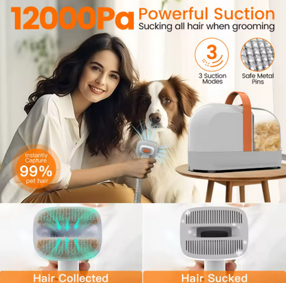 All-in-One Pet Grooming Vacuum Kit